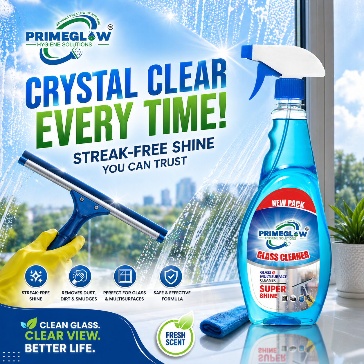glass cleaner
